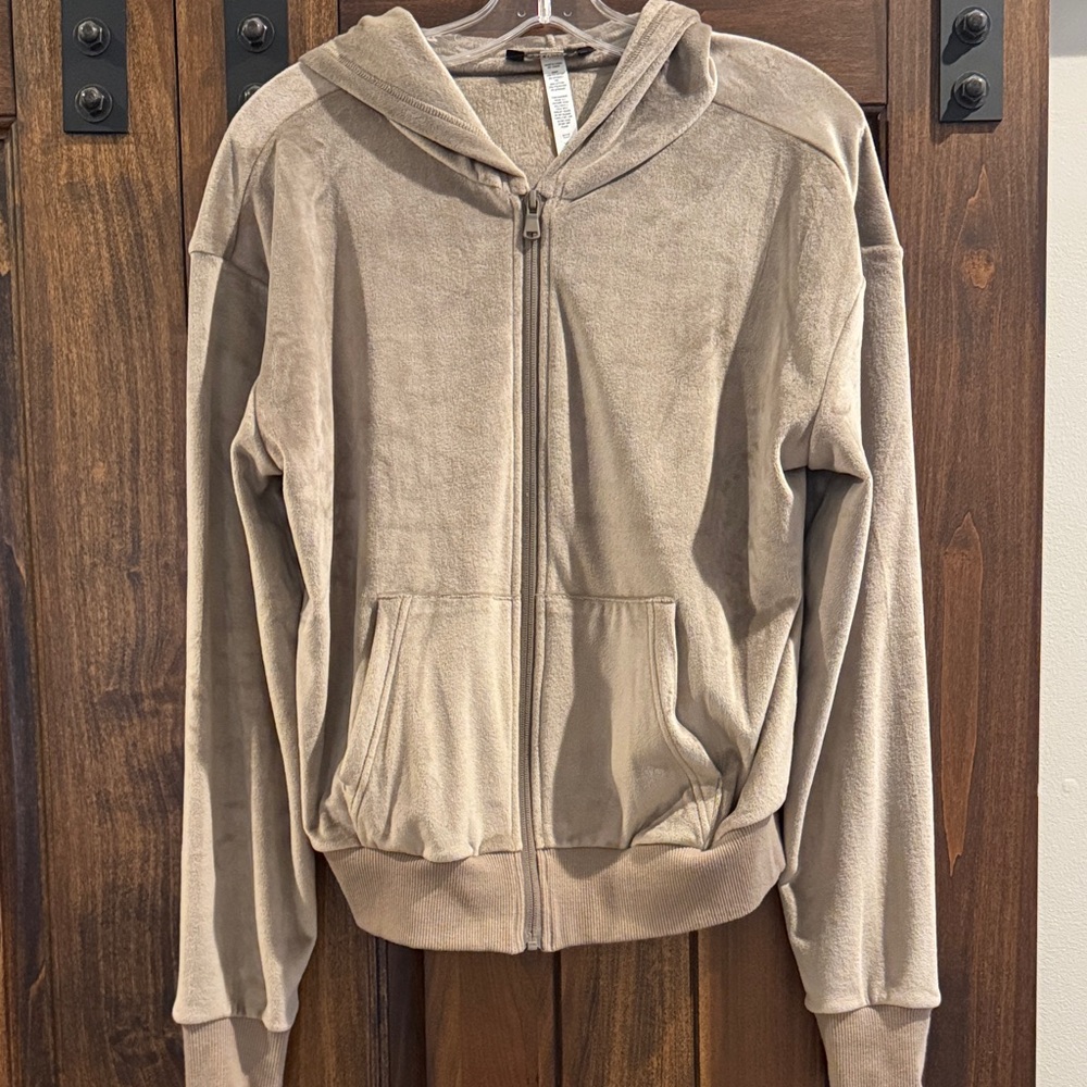 Splits59 Beige/Tan Zip Hoodie Jacket